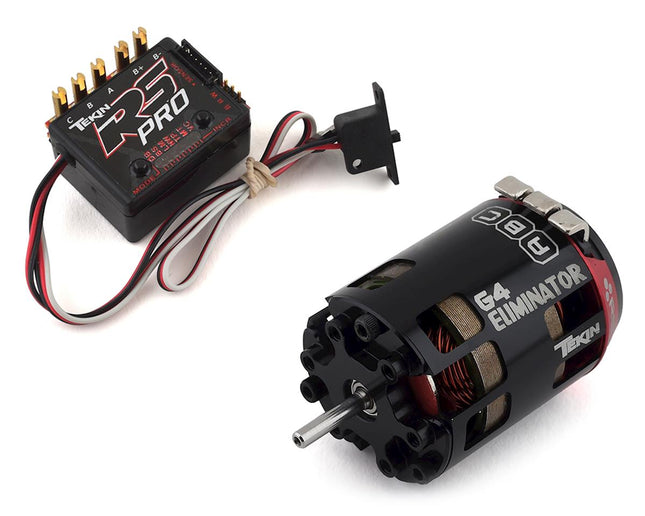 TEKTT2810, Tekin RS Pro Black Sensored Brushless ESC/Gen4 Eliminator Motor Combo (5.0T)