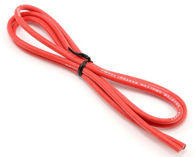 TEKTT3012, Tekin 12awg Silicon Power Wire (Red) (3')