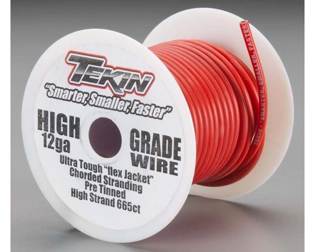 TEKTT3015, Tekin 12awg Bulk 50' Red