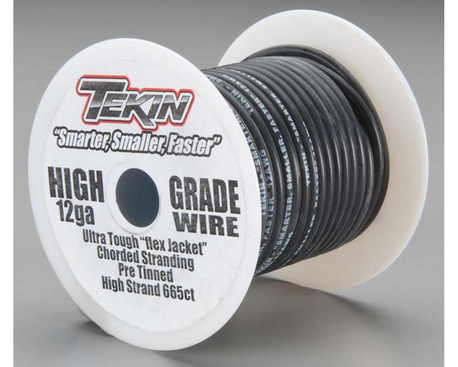 TEKTT3016, Tekin 12awg Bulk 50' Black