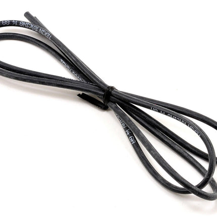 TEKTT3033, Tekin 14awg Silicon Power Wire (Black) (3')