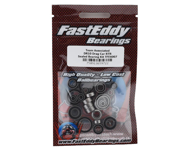 TFE6007, FastEddy Associated DR10 Drag Car Sealed Bearing Kit