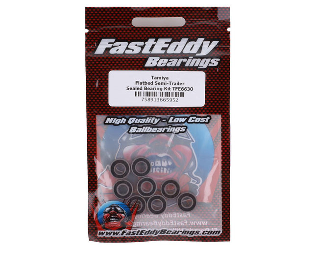 TFE6630, FastEddy Tamiya Flatbed Semi-Trailer Sealed Bearing Kit