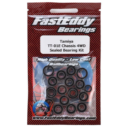 TFE930, FastEddy Tamiya TT-01E Chassis 4WD Sealed Bearing Kit
