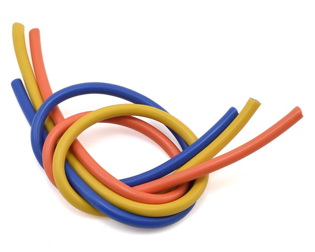 TQW1104, TQ Wire 10 Gauge 3-Wire Pack (Blue, Yellow & Orange) (1')