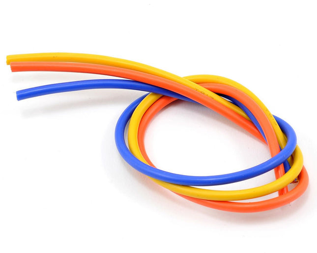 TQW1304, TQ Wire 13awg 3 Wire Kit (Blue/Yellow/Orange) (1'ea)