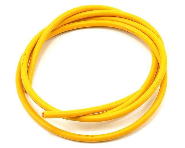 TQW1336, TQ Wire 13awg Silicone Wire (Yellow) (3')