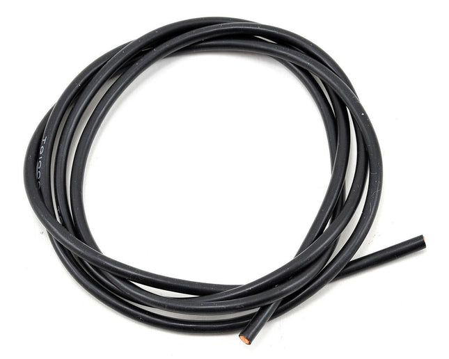 TQW1431, TQ Wire 14awg Silicone Wire (Black) (3')