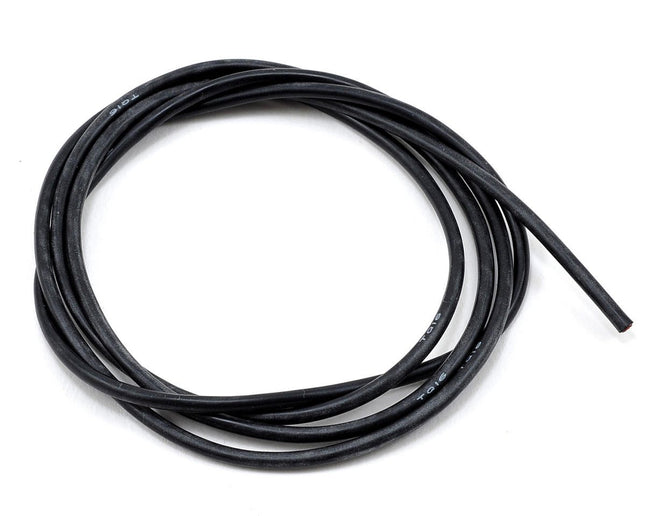 TQW1631, TQ Wire 16awg Silicone Wire (Black) (3')