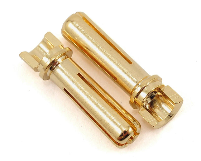 TQW2506, TQ Wire 4mm Narrow Top Male Bullet Connector (Gold) (2)