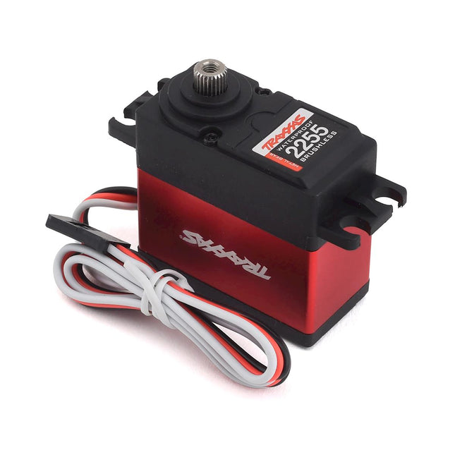 TRA2255, Traxxas 400 High Torque Metal Gear Waterproof Brushless Servo (Red) (High Voltage)