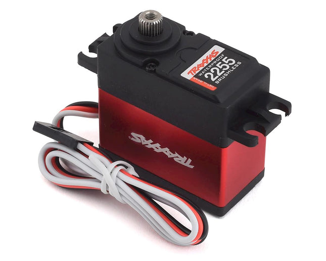 TRA2255, Traxxas 400 High Torque Metal Gear Waterproof Brushless Servo (Red) (High Voltage)