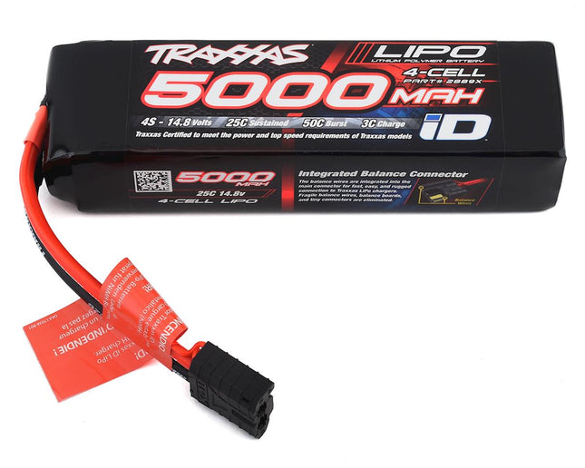 TRA2889X, Traxxas Maxx 4S 25C LiPo Battery (14.8V/5000mAh)
