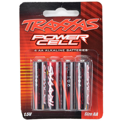 TRA2914, Traxxas Power Cell AA Alkaline Batteries (4)