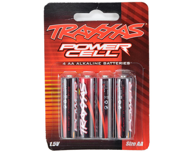 TRA2914, Traxxas Power Cell AA Alkaline Batteries (4)