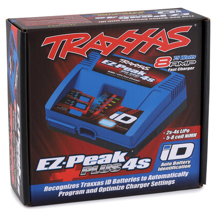TRA2981, Traxxas EZ-Peak Plus 4S Multi-Chemistry Battery Charger w/Auto iD (4S/8A/75W)