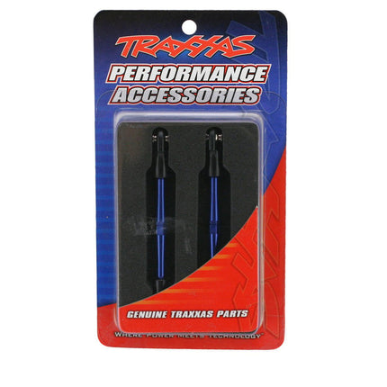 TRA3139A, Traxxas 59mm Aluminum Turnbuckle Toe Link (Blue) (2)