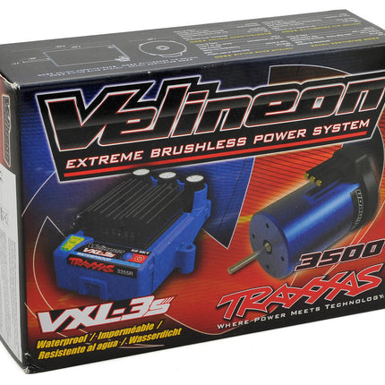 TRA3350R, Traxxas VXL-3S Velineon Brushless Power System Combo (Waterproof)