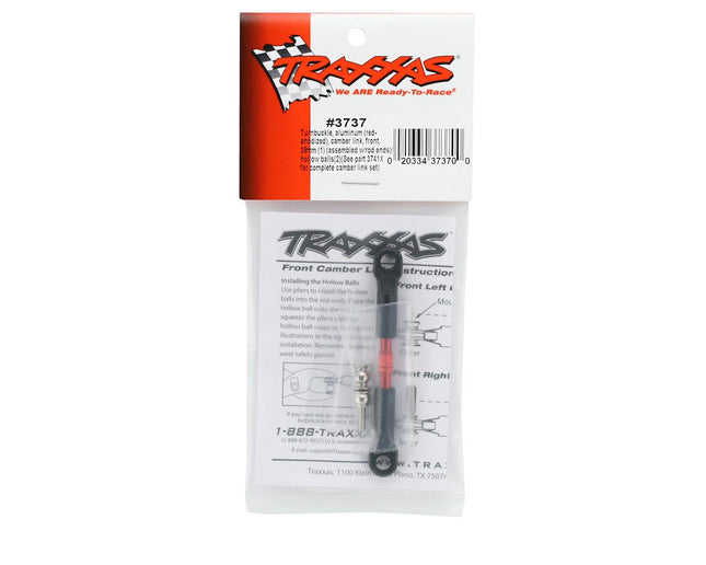 TRA3737, Traxxas 39mm Turnbuckle Camber Link (Red)