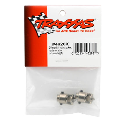 TRA4628X, Traxxas Differential Output Yokes (Hardened Steel)