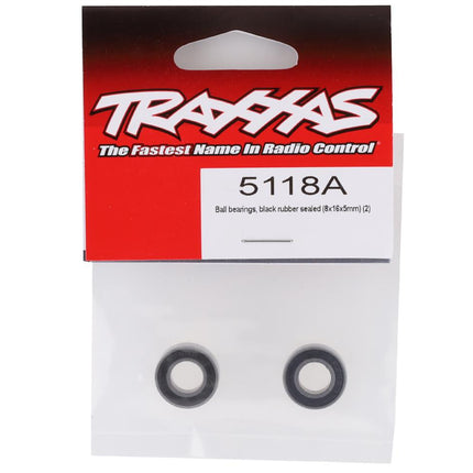 TRA5118A, Traxxas 8x16x5mm Ball Bearing (2)