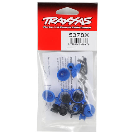 TRA5378X, Traxxas Revo Pivot Ball Caps w/ dust boots, rubber (4)/ dust plugs, rubber (4)/ dust