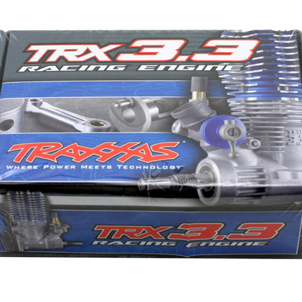 TRA5407, Traxxas TRX 3.3 Rear Exhaust IPS Shaft Standard Plug, Slide Carb Engine (Pull Start)