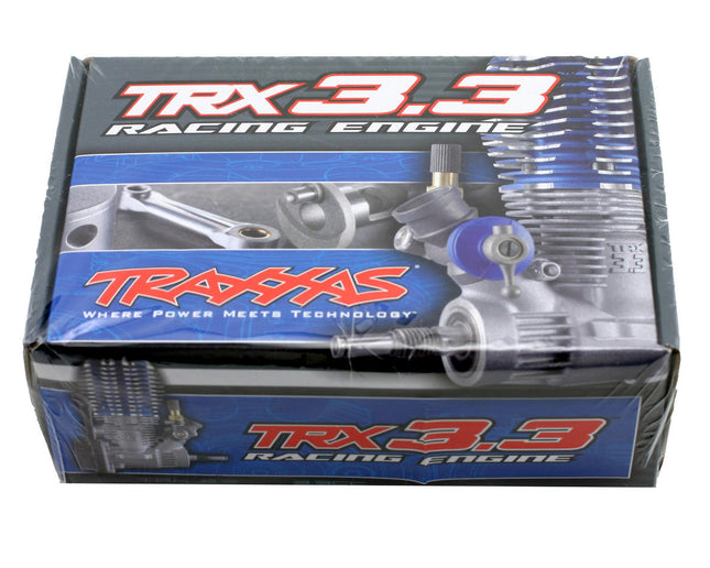 TRA5407, Traxxas TRX 3.3 Rear Exhaust IPS Shaft Standard Plug, Slide Carb Engine (Pull Start)