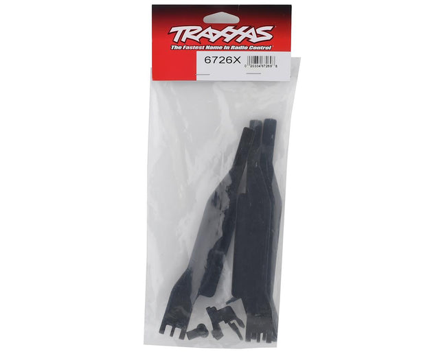 TRA6726X, Traxxas Rustler 4X4 Long Chassis Battery Hold Down Assembly (3)