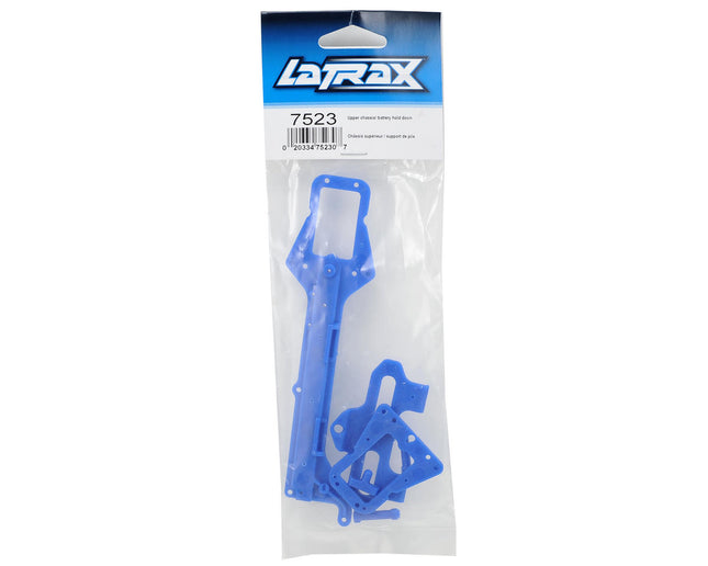 TRA7523, Traxxas LaTrax Upper Chassis & Battery Hold Down Set