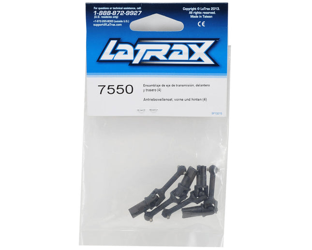 TRA7550, Traxxas LaTrax Front & Rear Driveshaft Set (4)