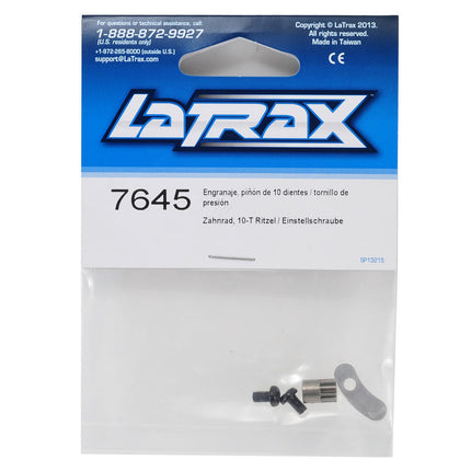 TRA7645, Traxxas LaTrax Pinion Gear (10T)