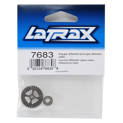TRA7683, Traxxas LaTrax Metal Differential Ring & Pinion Gear Set