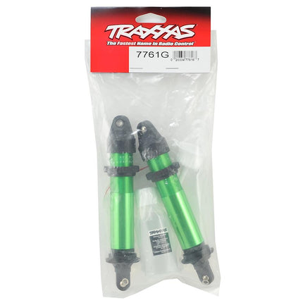 TRA7761G, Traxxas X-Maxx GTX Assembled Shocks (Green) (2)