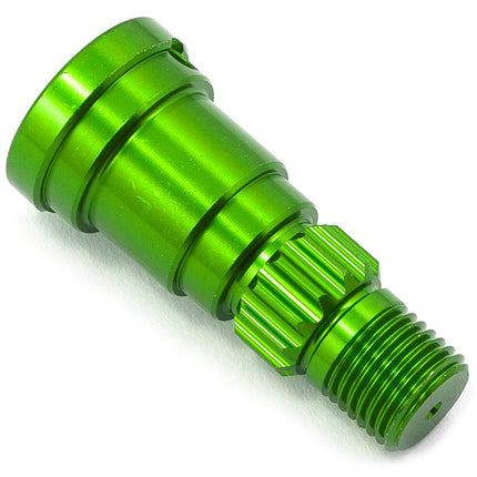 TRA7768G, Traxxas X-Maxx/XRT Aluminum Stub Axle (Green) (use with TRA7750X)