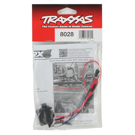 TRA8028, Traxxas TRX-4 LED Power Supply w/3-In-1 Wire Harness