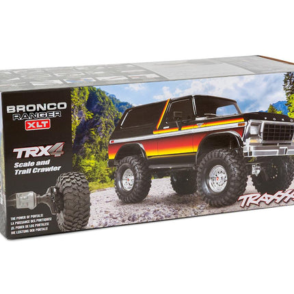 82046-4, Traxxas TRX-4 1/10 Trail Crawler Truck w/'79 Bronco Ranger XLT Body w/TQi 2.4GHz Radio