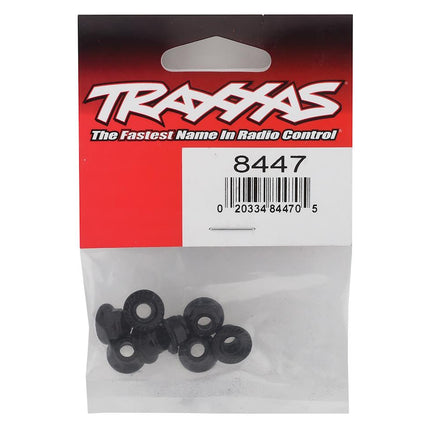 TRA8447, Traxxas 5mm Flanged Nylon Locking Nuts (8)