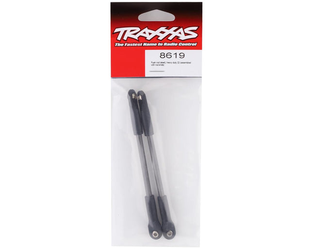 TRA8619, Traxxas E-Revo 2.0 Steel Heavy-Duty Steering Link Push Rods (2)