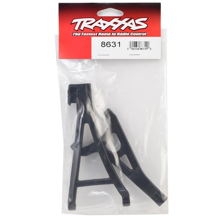 TRA8631, Traxxas E-Revo 2.0 Heavy-Duty Front Right Suspension Arm Set (Black)