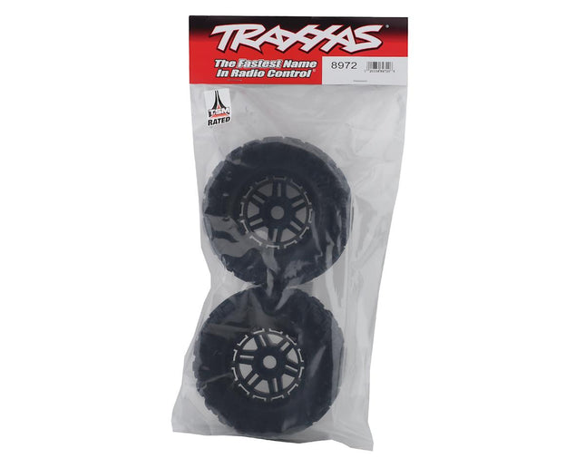 TRA8972, Traxxas Maxx 2.8" All-Terrain Pre-Mounted Tires (2) (Black)
