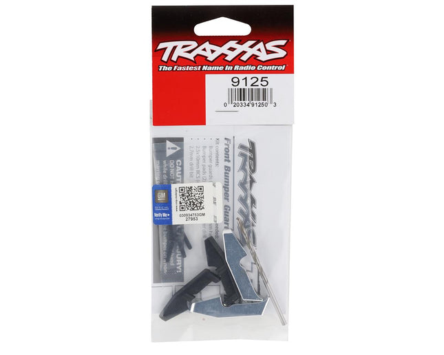 TRA9125, Traxxas TRX-4 Bumper Pads & Bumper Guards (Chrome) (Fits TRA9126/TRA9127 Bumpers)