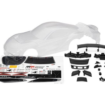 TRA9340, Traxxas Body Toyota Supra Gt4 Clear/Decal Sheet