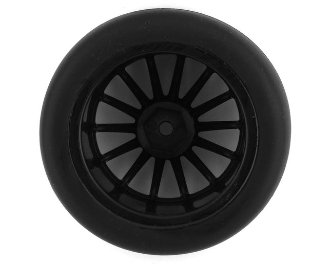 TRA9374, Traxxas Sticky 2.0" Response Pre-Mounted Tires w/Multi-Spoke Wheels (Black) (2) (Front)