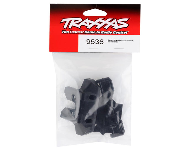TRA9536, Traxxas Sledge Rear Bumper w/Skidplate & Tie Bar Mount