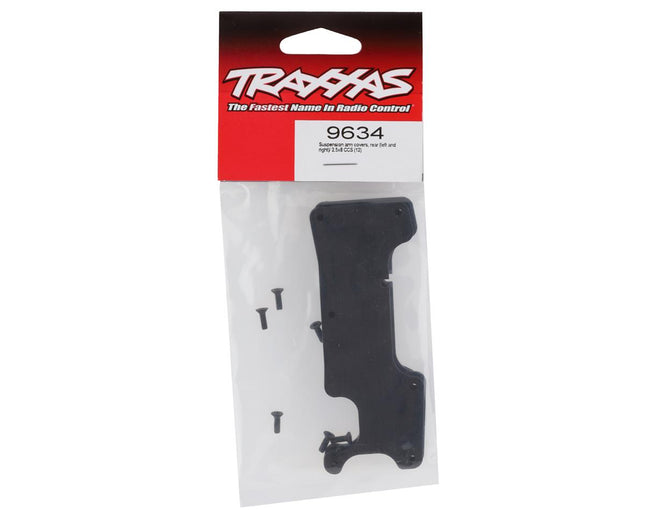 TRA9634, Traxxas Sledge Rear Left/Right Suspension Arm Covers (Black)