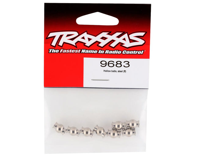 TRA9683, Traxxas Sledge Hollow Steel Pivot Balls (8)