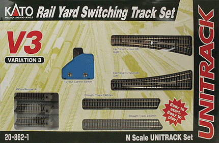Unitrack V3 Set -- Rail Yard Switching Track Starter Set