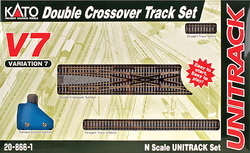 Unitrack V7 Set -- Double Crossover Track Set