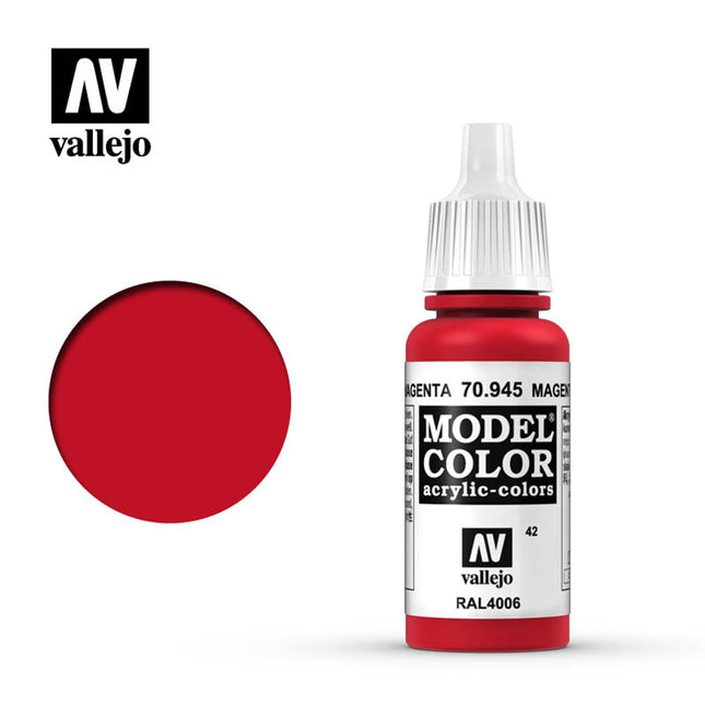 VLJ-945, Vallejo 17ml Bottle Magenta Model Color